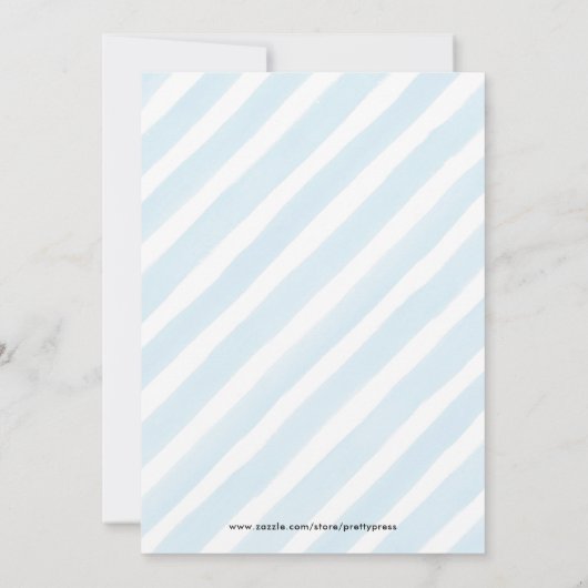 Een zoete babyjongen is onderweg naar Clementine S Kaart (Achterkant)