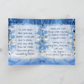 Een zoete bos wezens feestelijke kerst gedicht kaart (Binnen)