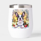 Een zoete Boston Terrier Kerstmis (Achterkant)