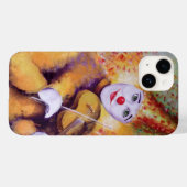 Een zoete clown die de viool speelt Case-Mate iPhone case (Achterkant (horizontaal))