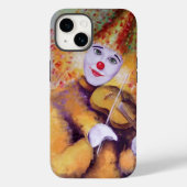 Een zoete clown die de viool speelt Case-Mate iPhone case (Achterkant)