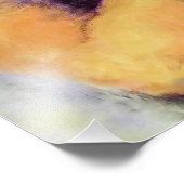 Een zoete clown die de viool speelt foto afdruk (Hoek)