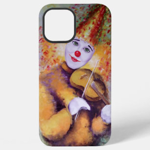 Een zoete clown die de viool speelt iPhone 12 pro max hoesje