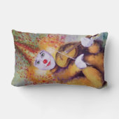 Een zoete clown die de viool speelt kussen (Achterkant)
