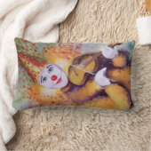 Een zoete clown die de viool speelt kussen (Deken)