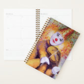 Een zoete clown die de viool speelt planner (Display)