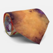 Een zoete clown die de viool speelt stropdas (Opgerold)