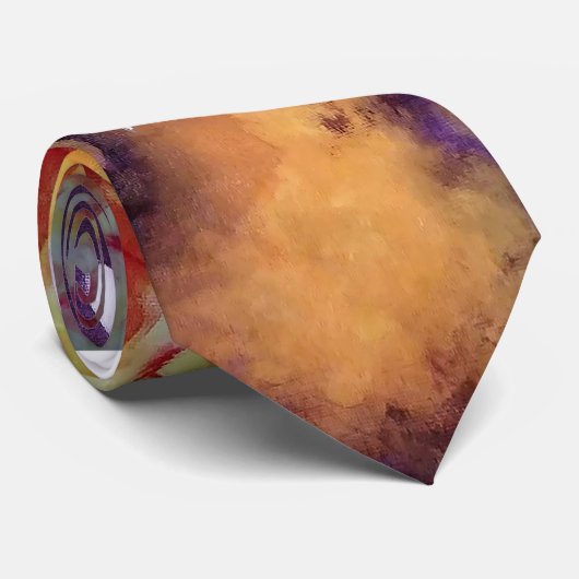 Een zoete clown die de viool speelt stropdas (Opgerold)