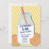 Een zoete cookie grillige eerste verjaardag kaart (Voorkant)