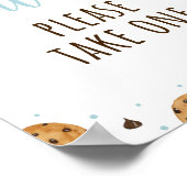 Een zoete cookie verjaardagsfeestje gunstteken poster (Hoek)