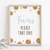 Een zoete cookie verjaardagsfeestje gunstteken poster