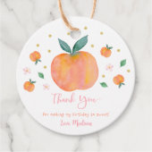 Eén zoete dagdag bedankjes labels (Voorkant)