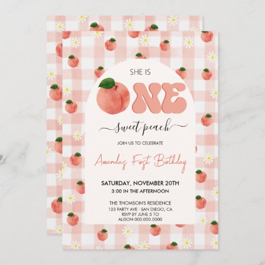 Eén zoete dagdag kaart (Voorkant / Achterkant)