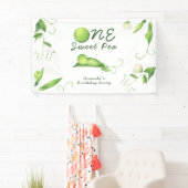 Eén Zoete Erwt Eerste Verjaardag Spandoek (Insitu)