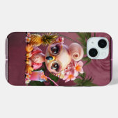 Een zoete flamingo in een tropisch paradijs Case-Mate iPhone case (Achterkant (horizontaal))