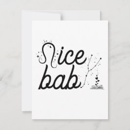 Een zoete hallo voor een splinternieuwe baby notitiekaartje