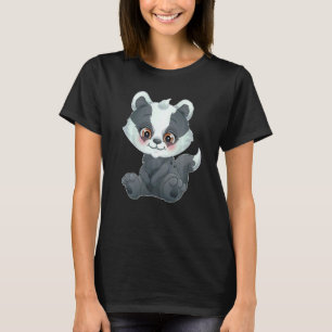 Een Zoete Honingdas Das Dier Woud Bewoner T-shirt