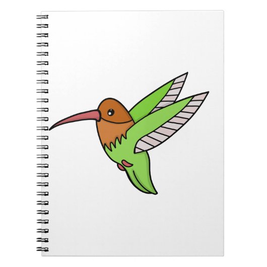 Een zoete Hummingbird Notitieboek (Voorkant)