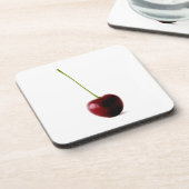 Een zoete kersencoastercna bier onderzetter (Linkerzijde)