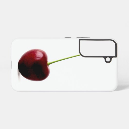 Een zoete kersenscan samsung galaxy hoesje (Achterkant horizontaal)
