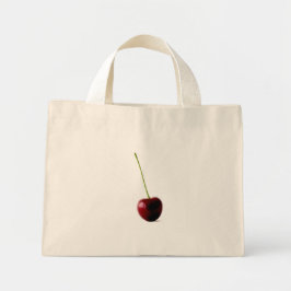 Een zoete kersentcna mini tote bag