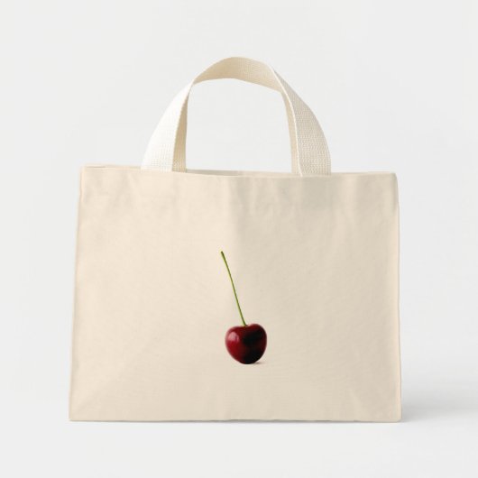 Een zoete kersentcna mini tote bag (Voorkant)