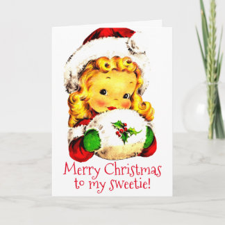 Een zoete kerst feestdagen kaart