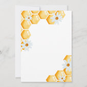 Een zoete kleine honing-Baby shower Kaart (Achterkant)