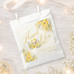 Een zoete kleine honingbij baby shower bedankt bedankzakje