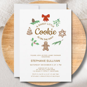 Een Zoete Kleine Koekje Baby Shower Kaart