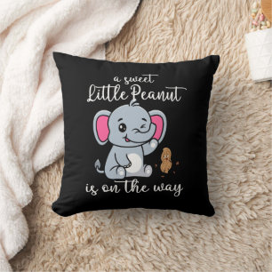 Een zoete kleine peanut onderweg Nieuwe baby cool Kussen