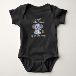 Een Zoete Kleine Pinda Is Onderweg Nieuwe Baby Coo Romper