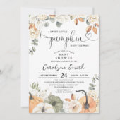 Een zoete kleine pompoen Herfst Baby shower Kaart (Voorkant)