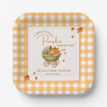 Een zoete kleine pompoen herfst baby shower