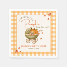 Een zoete kleine pompoen herfst baby shower