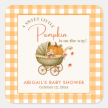 Een zoete kleine pompoen herfst baby shower