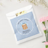 Een zoete koekje eerste jongen verjaardag bedankzakje (Gezegeld)