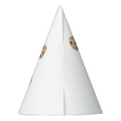 Een zoete koekje en melk eerste verjaardag feesthoedjes (Achterkant)