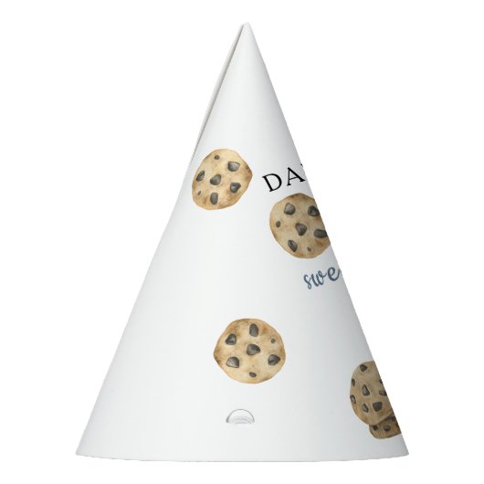 Een zoete koekje en melk eerste verjaardag feesthoedjes (Links)