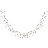 Een zoete koekjes & melk meisje eerste verjaardag vlaggetjes (Alle)