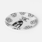 Een zoete koekjesmuis eerste verjaardag papieren bordje (Gekanteld)