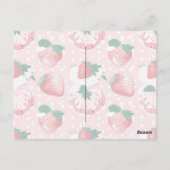 Een zoete ontmoeting briefkaart (Achterkant)