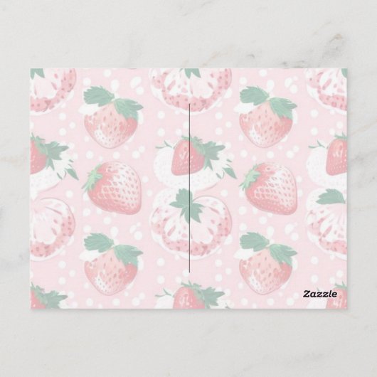 Een zoete ontmoeting briefkaart (Achterkant)