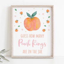 Een zoete perzik raden hoeveel spel