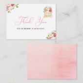 Een zoete pompoen bedankt je briefkaart (Voorkant / Achterkant)