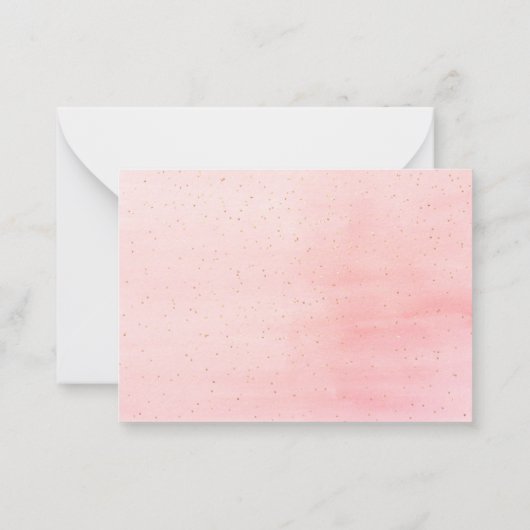 Een zoete pompoen bedankt je briefkaart (Achterkant)