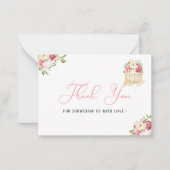 Een zoete pompoen bedankt je briefkaart (Voorkant)