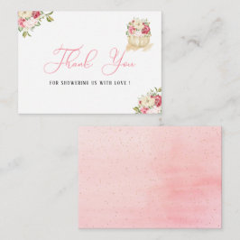 Een zoete pompoen bedankt je briefkaart