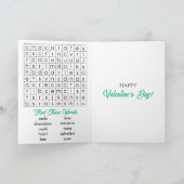Een zoete schildpad Valentijnsdag Kaart (Binnen)