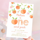 Eén zoete strand 1e verjaardag kaart